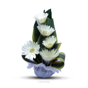 Simply White Gerbera Bouquet